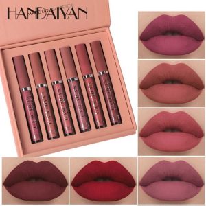 HANDAIYAN Long Lasting Waterproof Liquid Lip Gloss -Set A