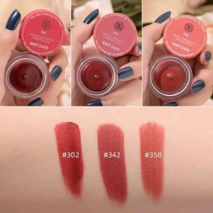 BEAUTY GLAZED 3 COLORS LIP & CHEEK MUD